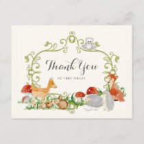 Woodland Fairy Tale Baby Shower Thank You Notes