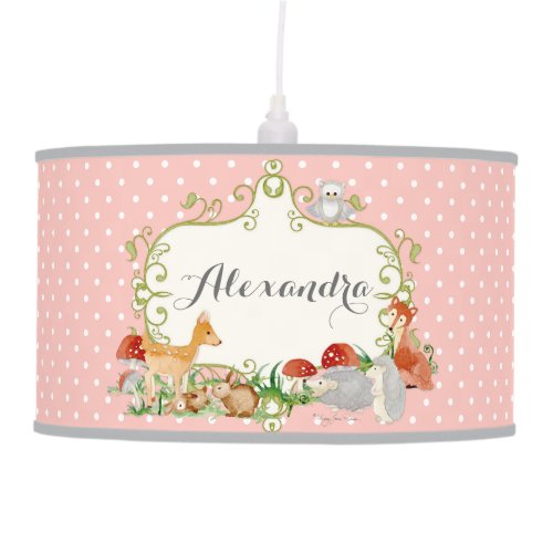 Woodland Fairy Tales Princess Girls Nursery Decor Pendant Lamp