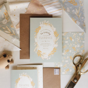 Woodland Fairytale Baby Shower Invitation