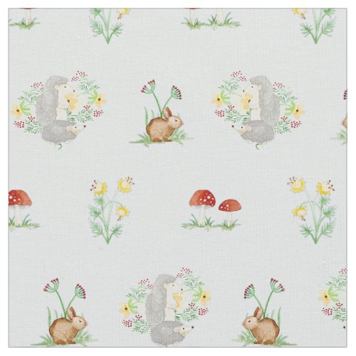 Woodland Fairytale Creatures Baby Girl Nursery Fabric