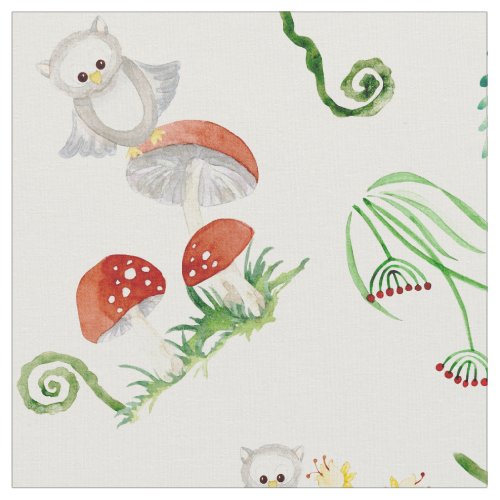 Woodland Fairytale Creatures Baby Neutral Nursery Fabric