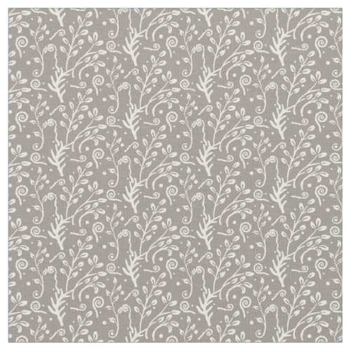 Woodland Fairytale Fern Swirl Baby Girl Nursery Fabric