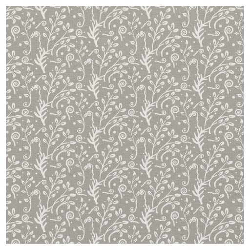 Woodland Fairytale Fern Swirl Baby Girl Nursery Fabric
