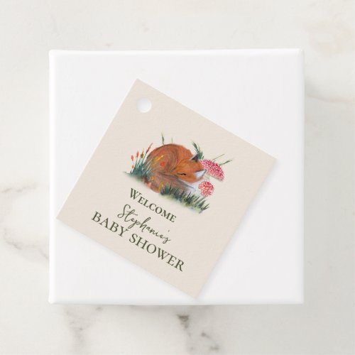 Woodland Fall  Baby Shower  Cottage Core  Favor Tags
