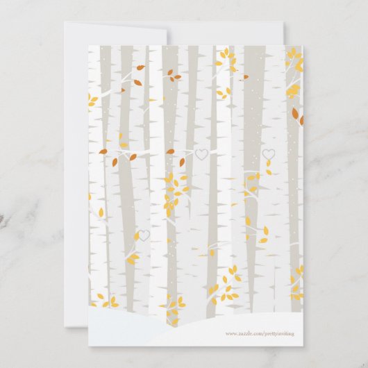 Woodland Fall / Winter Baby Shower Price Game (Back)