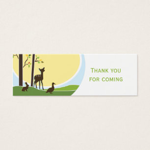Woodland Favor Tag