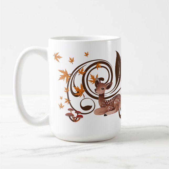 Woodland Fawn large Mug (Left)