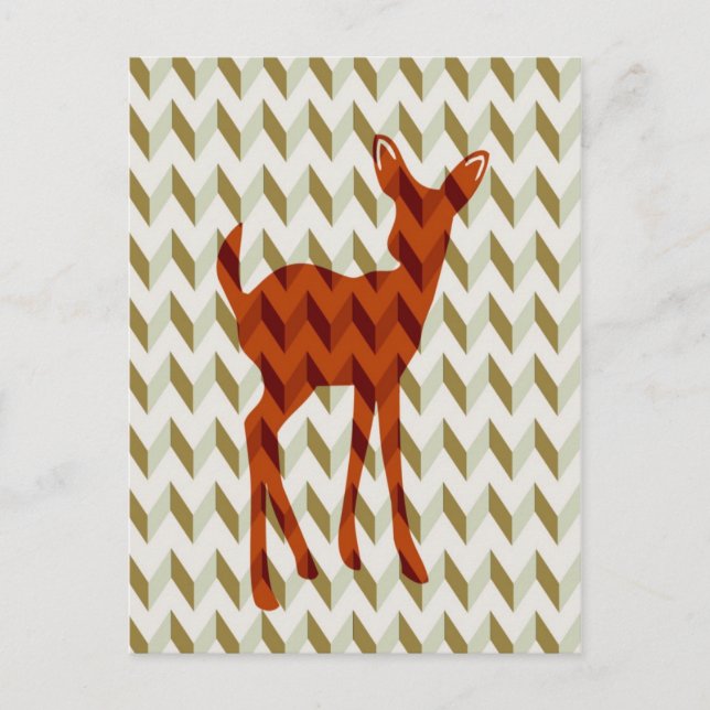 Woodland Fawn Postcard (Front)