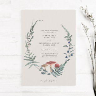 Simple Fern Wedding Invitation — Paper Girl Creative - Denver