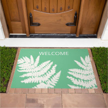 Woodland Fern Leaf Custom Background Colors