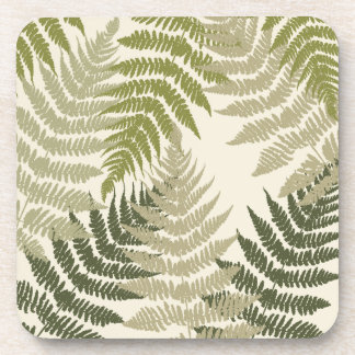 Woodland Ferns Beverage Coaster