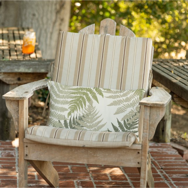 Woodland Ferns Lumbar Pillow (Chair)