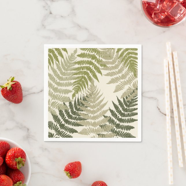 Woodland Ferns Napkins (Insitu)