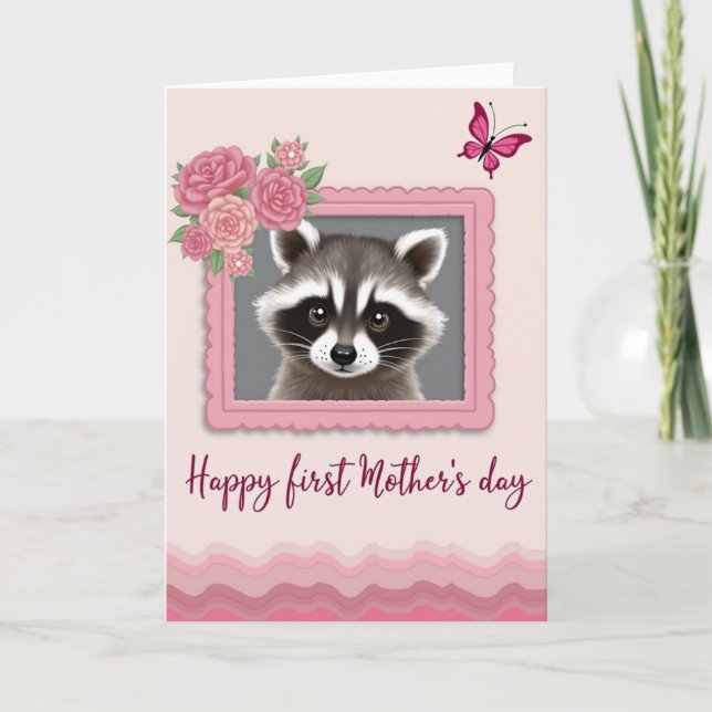 Woodland First Mothers Day Card (Front)