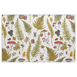 Woodland flora and fauna 2 fabric