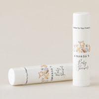 Woodland Flowers Baby Shower  Lip Balm