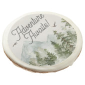 woodland forest adventure awaits favor sugar cookie (Angled)