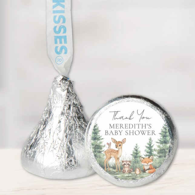 Woodland Forest Animals Adventure Baby Shower Hershey®'s Kisses® (Woodland Forest Animals Adventure Baby Shower Hershey®'s Kisses®)