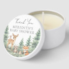 Woodland Forest Animals Adventure Baby Shower