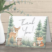 Woodland Forest Animals Adventure Baby Shower