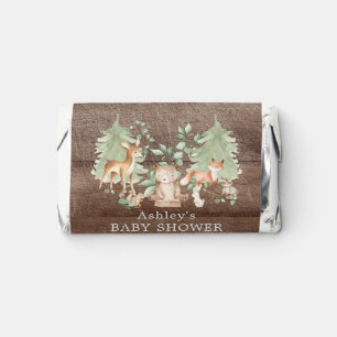 Woodland Forest Animals Baby Shower  Hershey's Min Miniatures