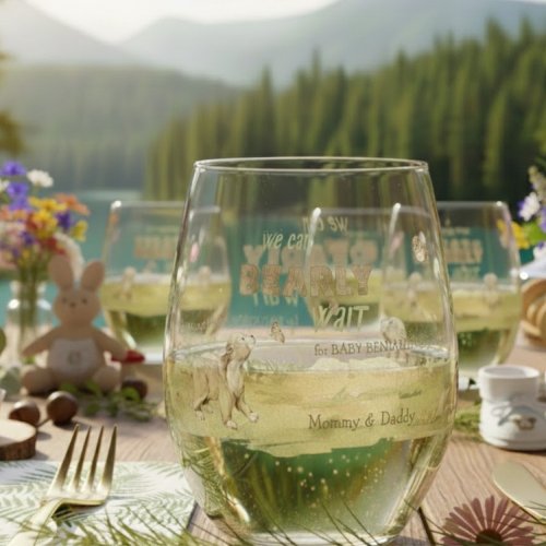 Woodland Forest Animals Bearly Wait Baby Shower
