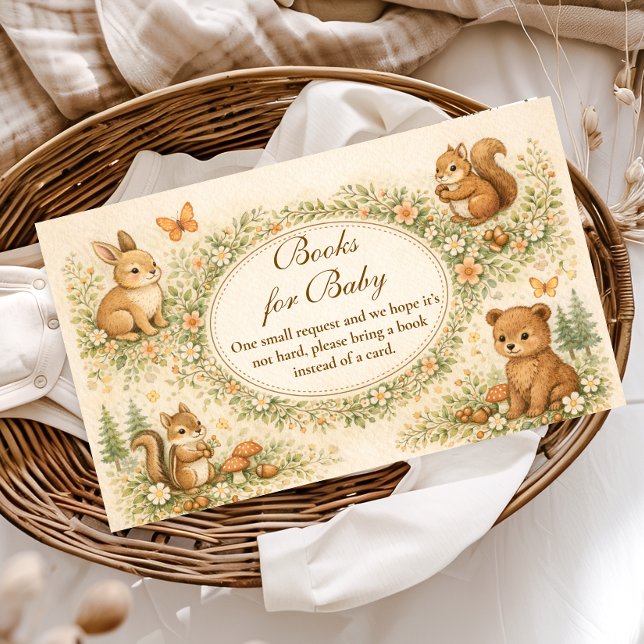 Woodland Forest Animals Books for Baby  Enclosure Card (Creator Uploaded)