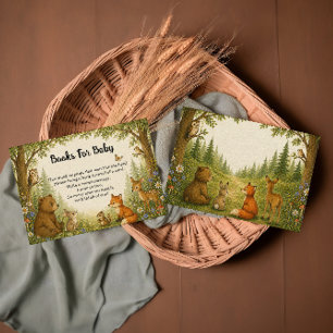 Woodland Forest Animals Books for Baby Enclosure Card
