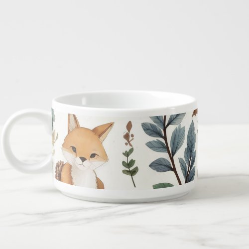 Woodland Forest Animals Bowl