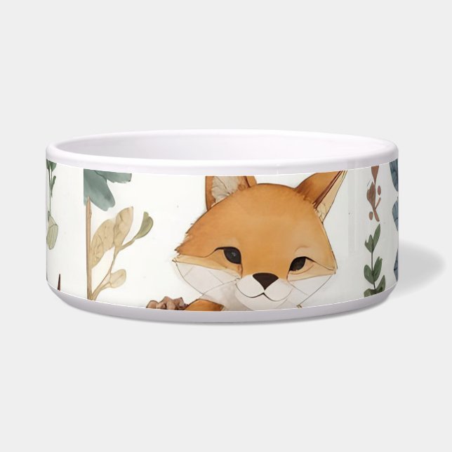 Woodland Forest Animals Bowl (Right)