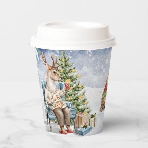 Woodland Forest Animals Drinking Paper Cups