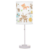 Woodland Forest Animals Kids Baby Nursery Table Lamp