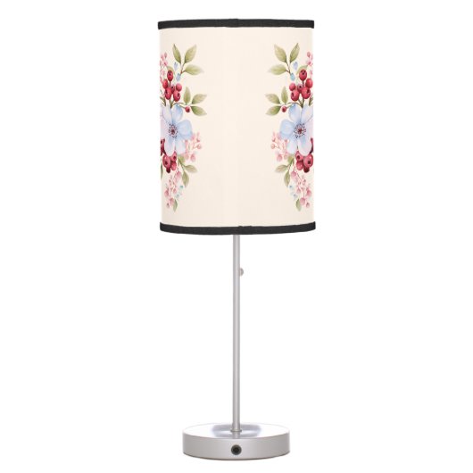 Woodland Forest Animals Table Lamp (Back)