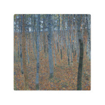 Woodland Forest Art Gustav Klimt-Beech Grove