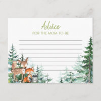 Woodland Forest Baby Shower Advice for Mommy