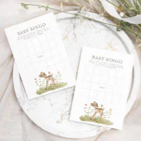 Don't Say Baby Woodland Baby Shower Game Rustic Forest 