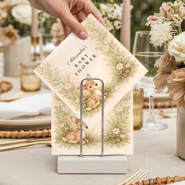 Woodland Forest Baby Shower Napkins (Creator Uploaded)