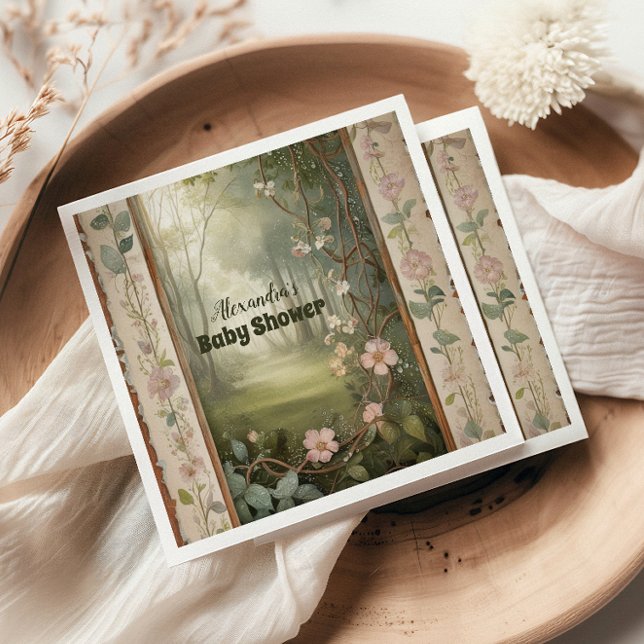 Woodland Forest Baby Shower Napkins (Creator Uploaded)