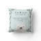 Woodland Forest Birth Stats- Bear Nursery Pillow