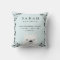 Woodland Forest Birth Stats- Bear Nursery Pillow