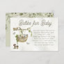 Woodland Forest Books for Baby Shower Invitation
