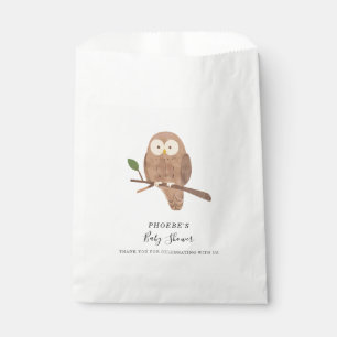 Woodland Forest Creature Baby Shower Favor Bag
