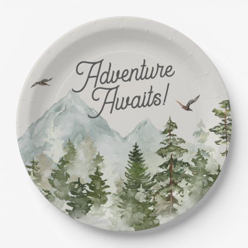  woodland forest cupcake topper paper plates