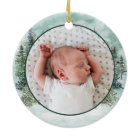 Woodland Forest Deer First Christmas Photo