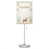 Woodland Forest Deer Kids Nursery Lamp (Left)