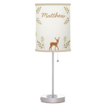 Woodland Forest Deer Kids Nursery Lamp