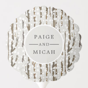 Woodland Forest Engagement Party Balloon