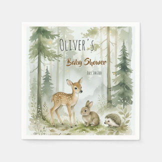 Woodland Forest Friends  Napkins
