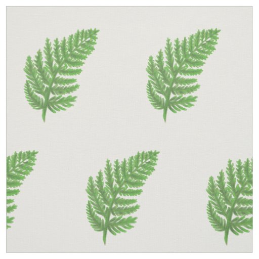 Woodland forest green ferns forest ferns fabric