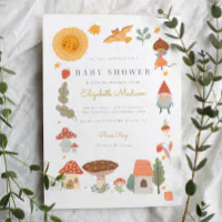Mushroom Wrapping Paper Birthday Baby Shower, Zazzle